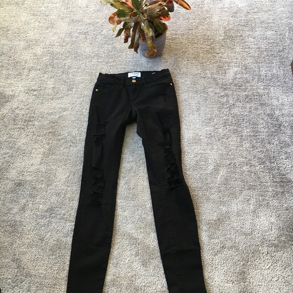 Frame Le Color rip skinny jeans - Picture 5 of 8